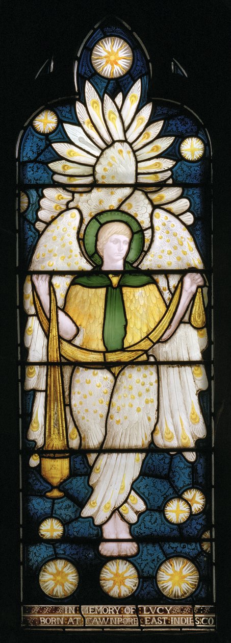 Buhurdanlı Melek, 1872-73 (vitray) by Harry Ellis Wooldridge