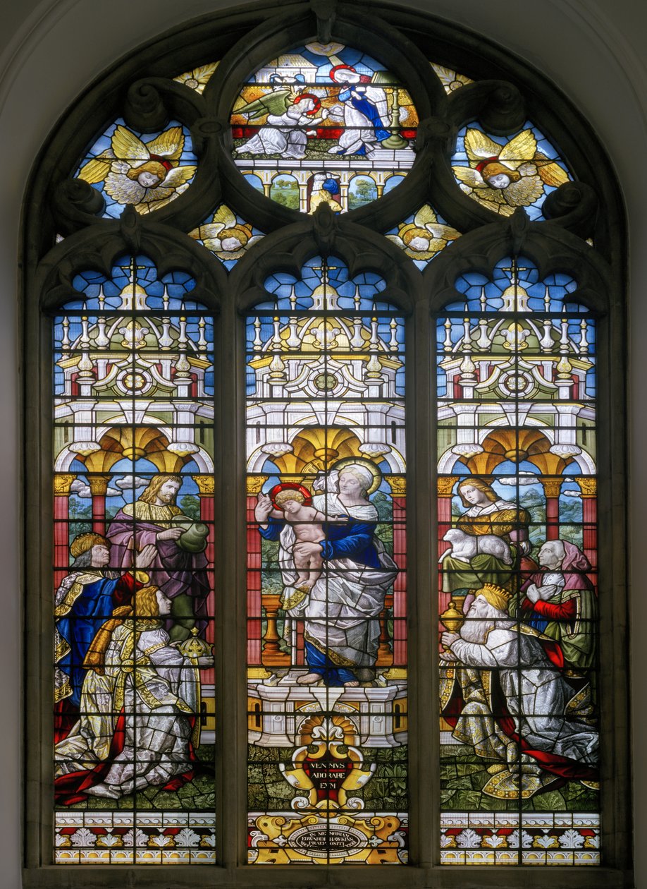 Oxford, Oriel College Şapeli, James Powell & Sons, Harry Ellis Wooldridge, Magi