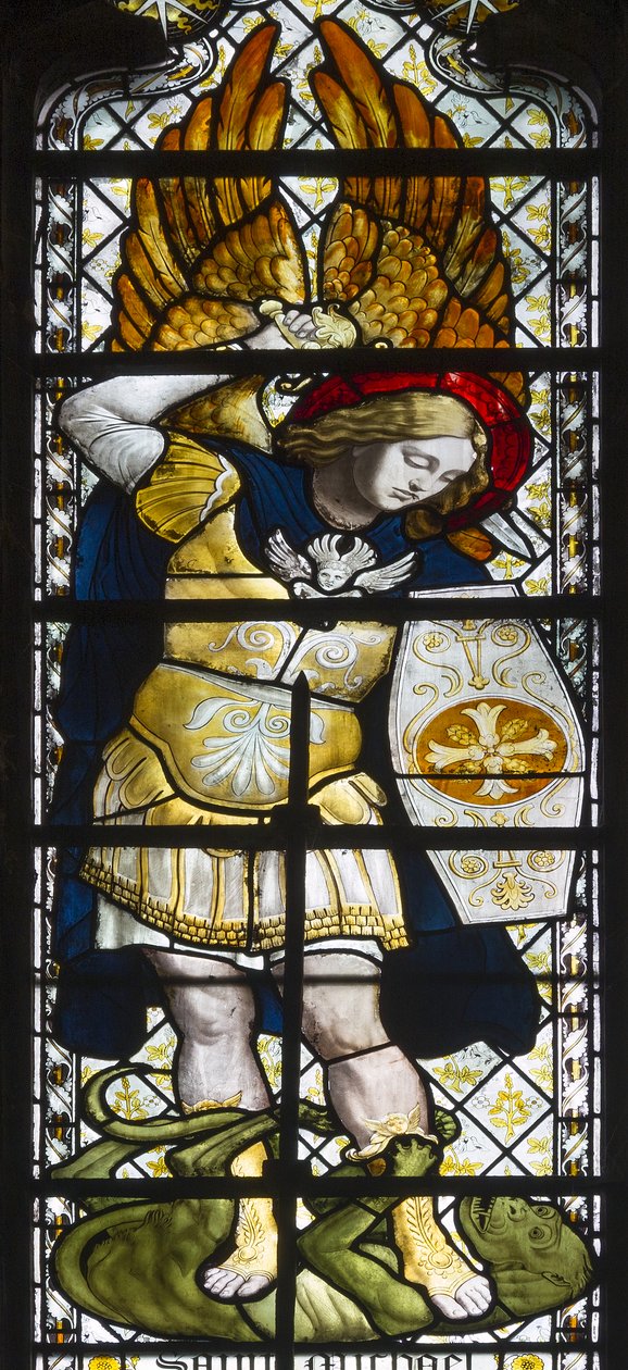 Winchester Katedrali, James Powell & Sons, Harry Ellis Wooldridge, St Michael, 1882 by Harry Ellis Wooldridge
