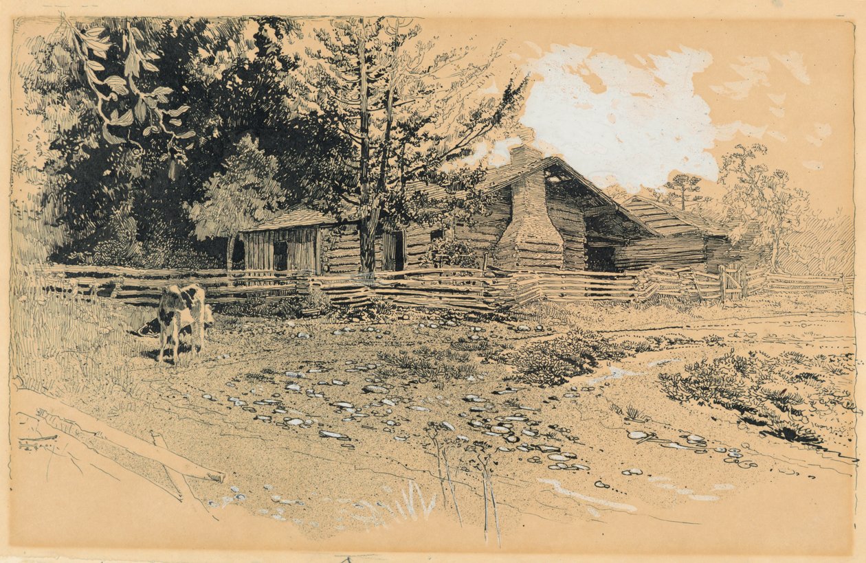 Snodgrass Çiftlik Evi, Chickamauga by Harry Fenn