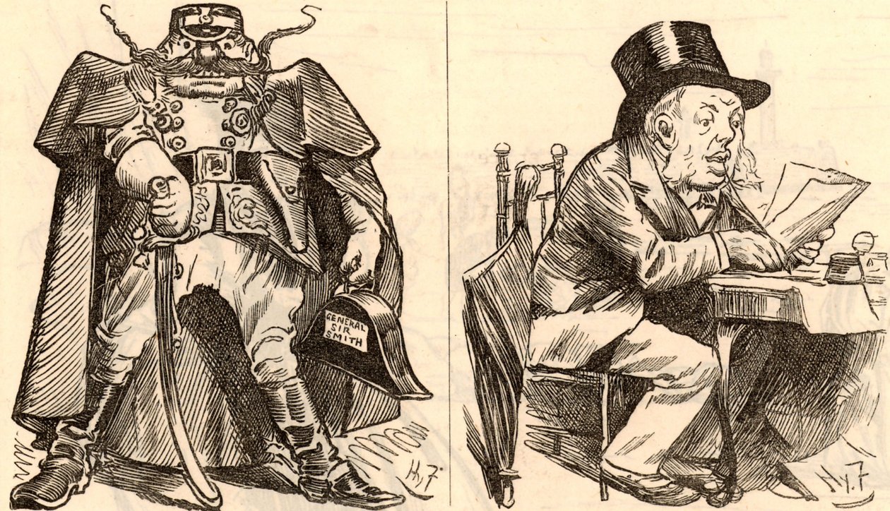 İdeal ve Gerçek': William Henry Smith (1825-1891) by Harry Furniss