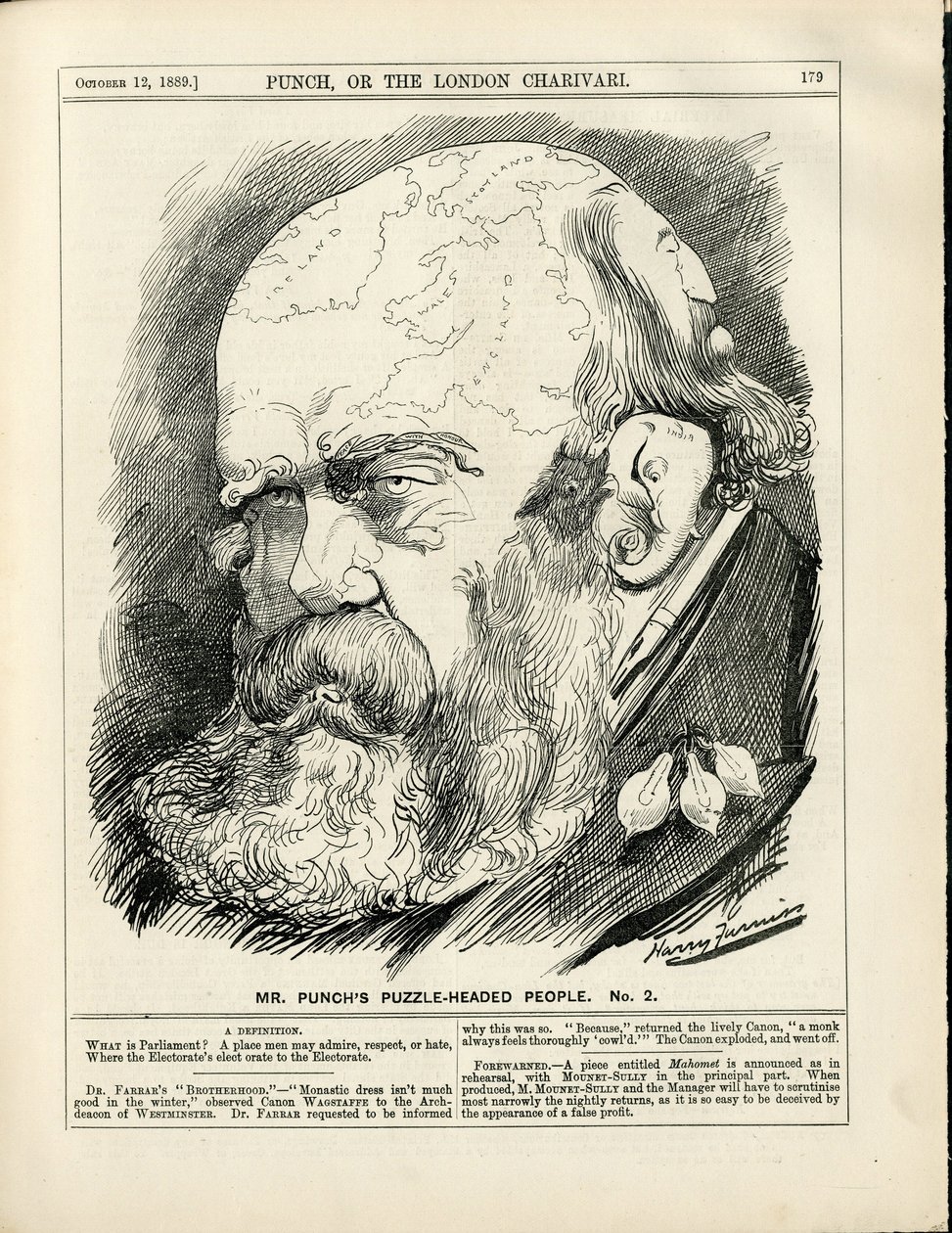 Punch'ta Harry Furniss'in (1854-1925) İllüstrasyonu by Harry Furniss
