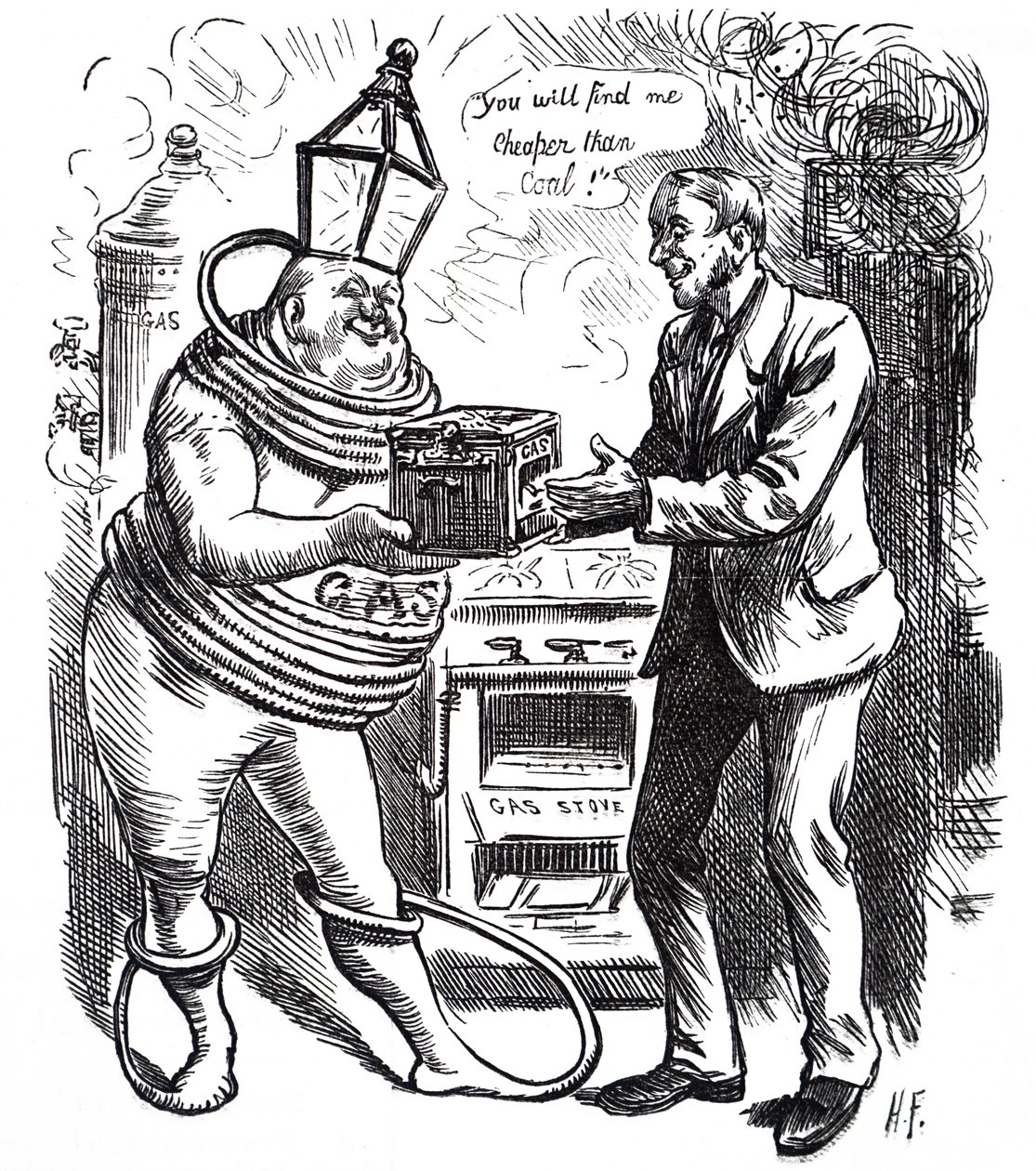 Ucuz gaz maliyeti. by Harry Furniss
