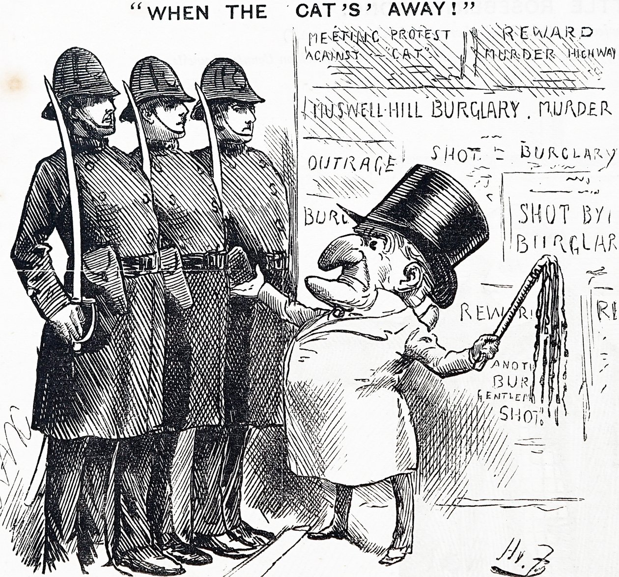 Kedi uzaktayken by Harry Furniss
