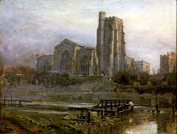 Gün Doğumunda Eski Kilise by Harry Goodwin