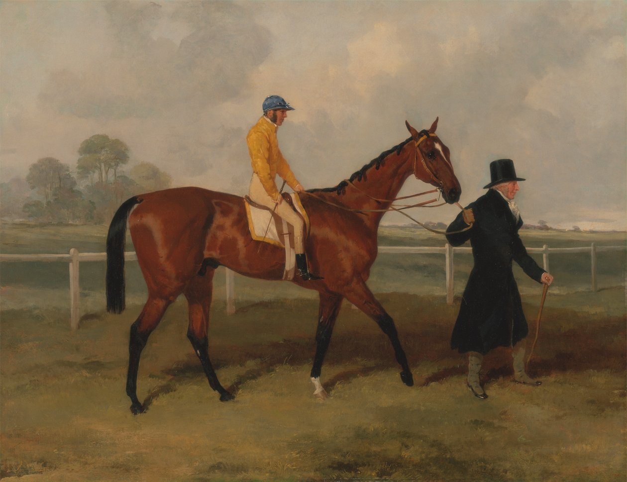 William Scott Up ile "Sir Tatton Sykes" Atında Başrolde Sir Tatton Sykes by Harry Hall