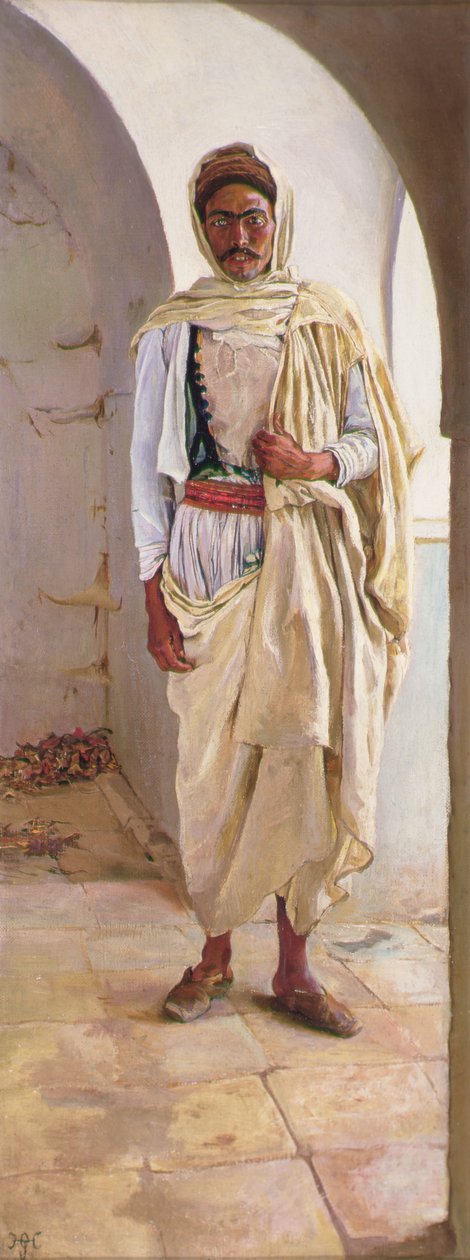 Güney Tunuslu Bir Berberi, 1898 dolayları (tuval üzerine yağlı boya) by Harry Hamilton Johnston