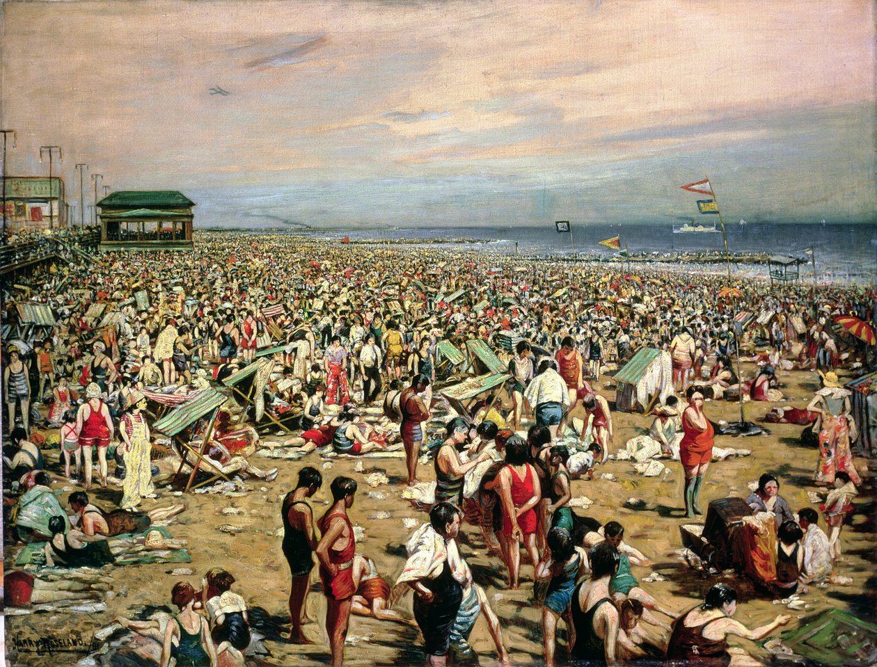 Sahil Sahnesi, Coney Adası by Harry Herman Roseland