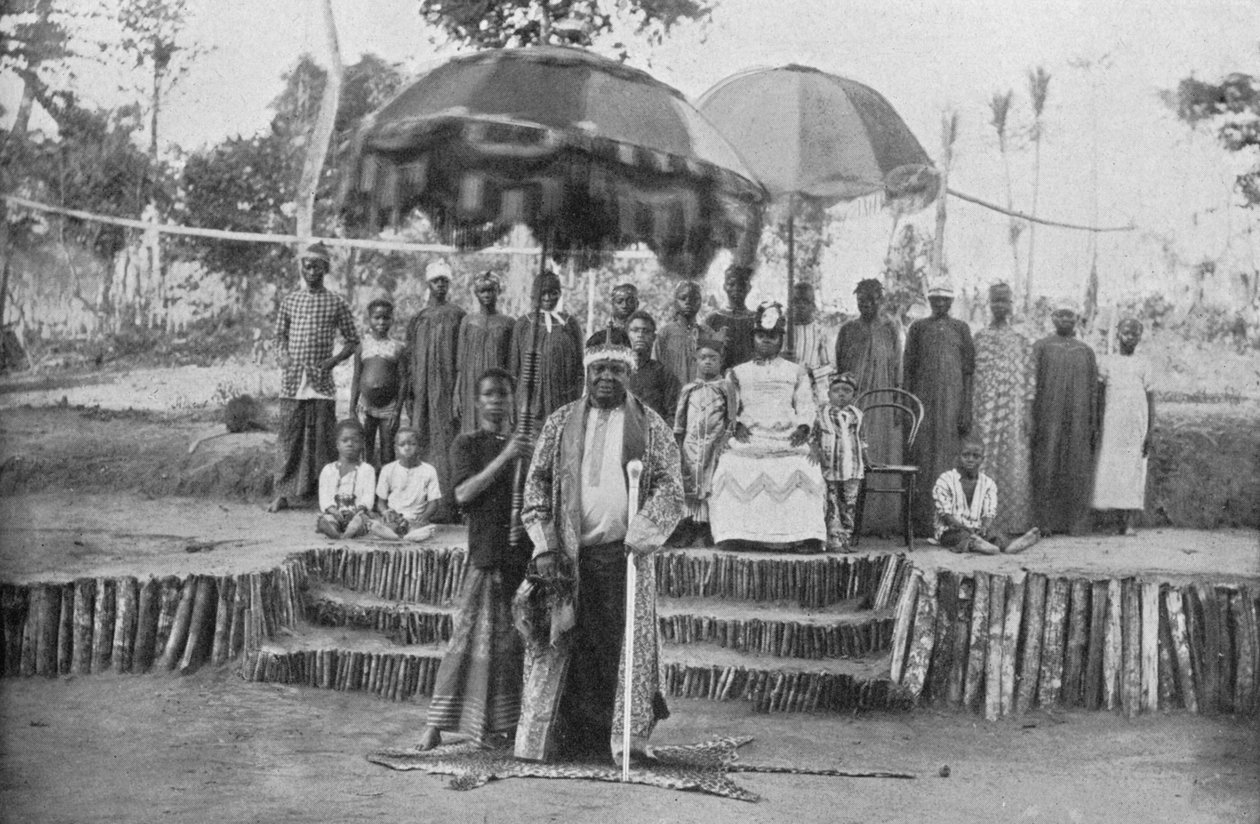 John Boko Cobham, Eski Calabar Güney Nijerya kralı, 1912 by Harry Johnston