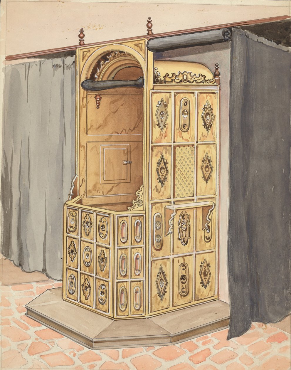 İtiraf Koltuğu Tarafı by Harry Mann Waddell