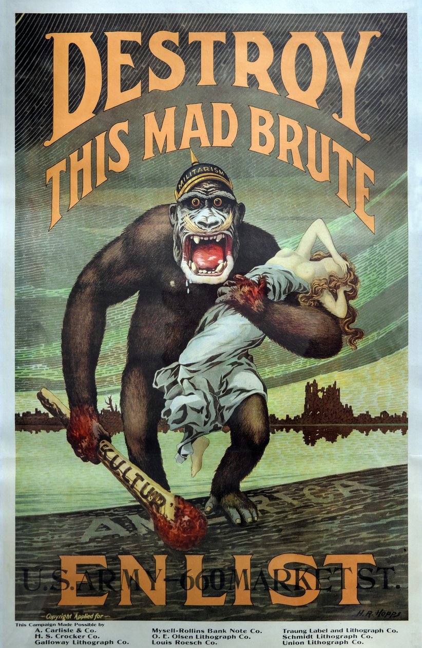 ABD Askeri 1. Dünya Savaşı İşe Alım Kampanyası "Bu Mad Brute