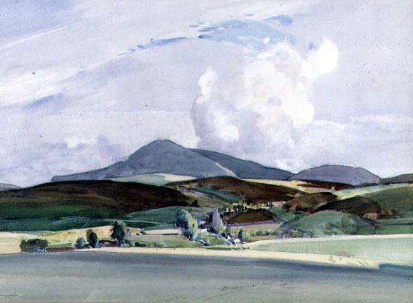 Dağ manzarası (suluboya) by Harry Watson