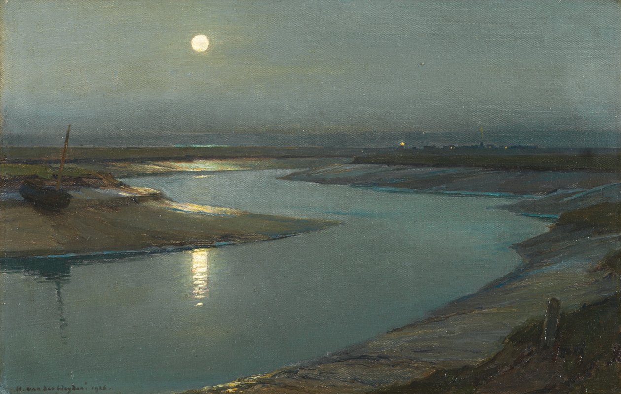 Coastwise Lights, c.1923 (tuval üzerine yağlıboya) by Harry van der Weyden