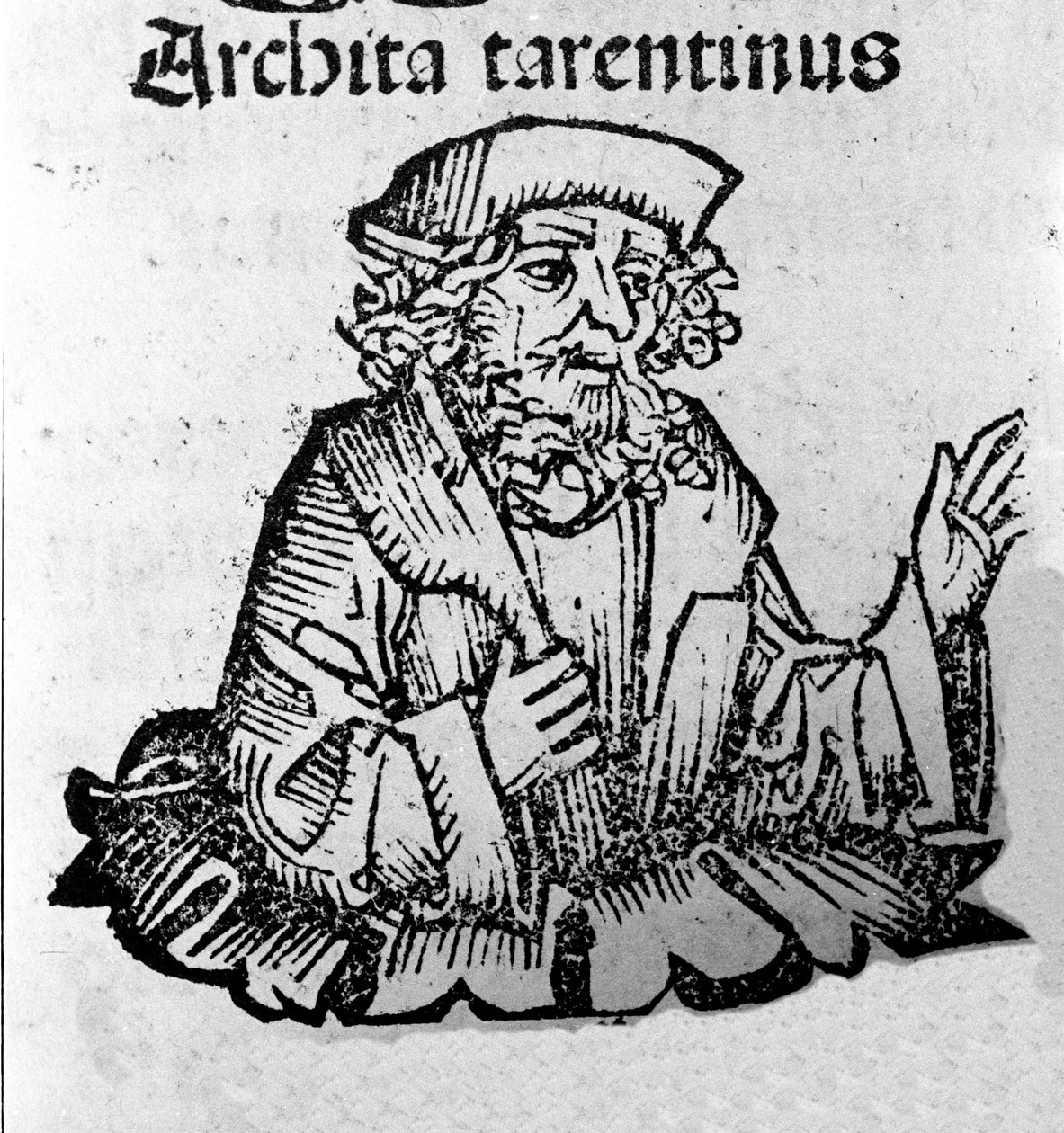 Yunan filozof Tarantolu Archytas (MÖ 435-347) filozof Pisagorcu, matematikçi, astronom. Hartmann Schedel