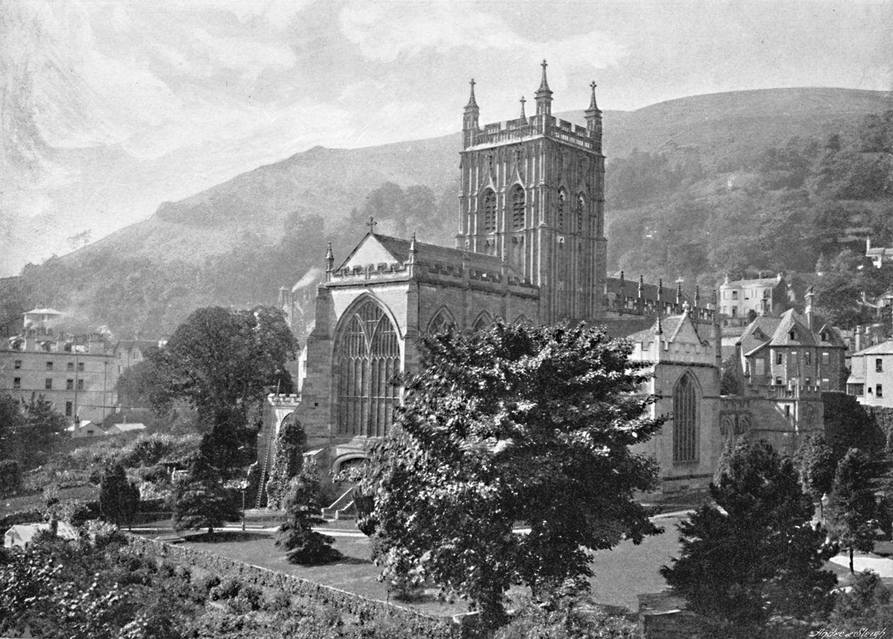 Manastır Kilisesi, Büyük Malvern, c1896 by Harvey Barton