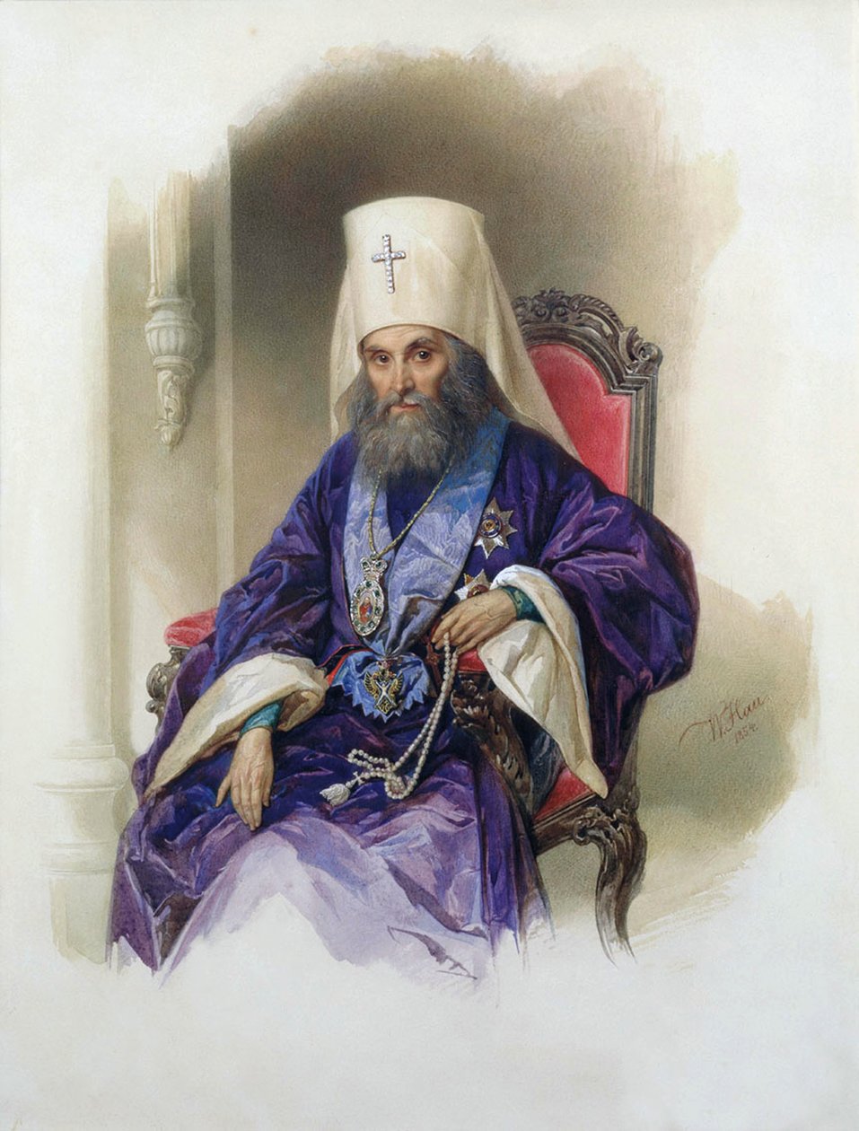 Moskova Büyükşehir Filaretinin Portresi