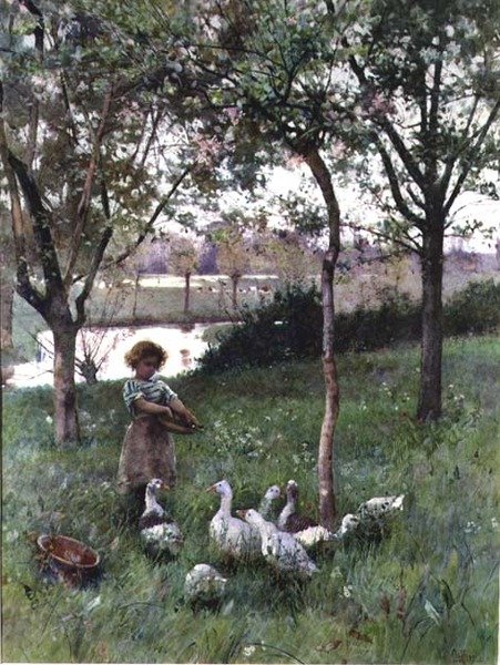 Besleme zamanı by Hector Caffieri
