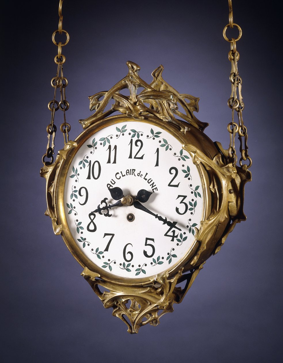 Çift kadranlı asılı saat by Hector Guimard