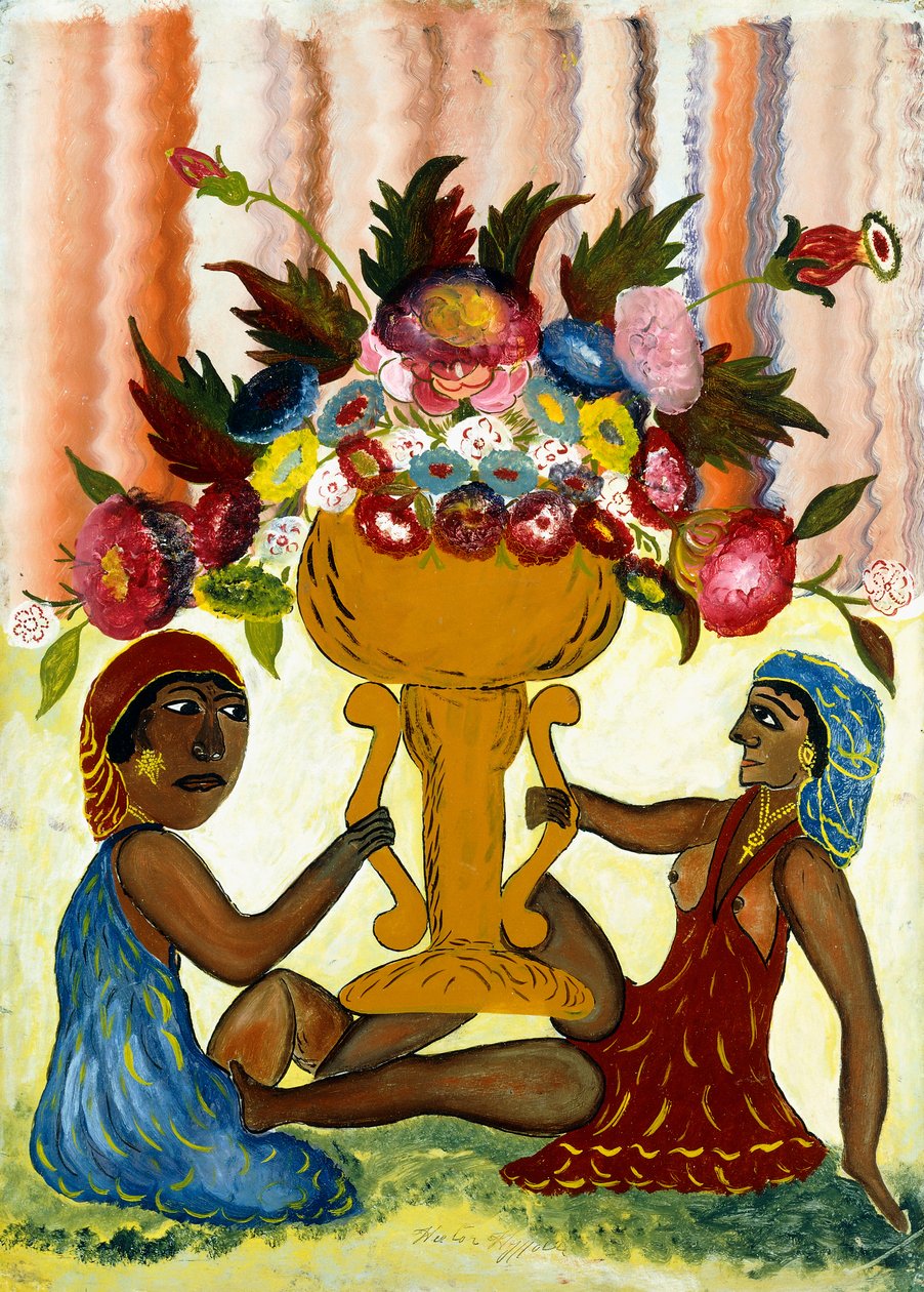Vazolu İki Rahibe by Hector Hyppolite