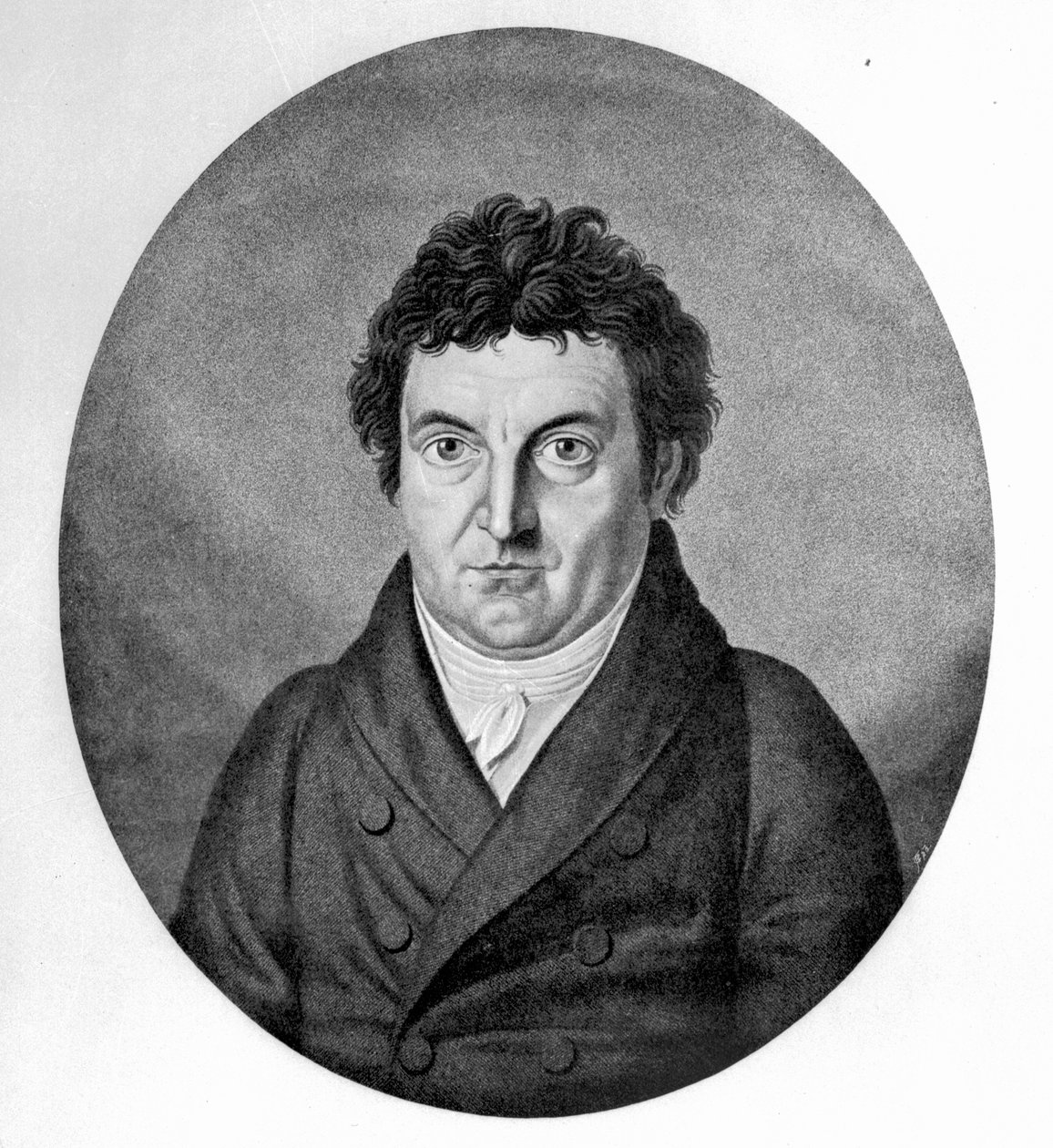 Johann Gottlieb Fichte, Johann Friedrich Jugel tarafından 1808 tarihli bir tablodan sonra oyulmuş by Heinrich Anton Dahling