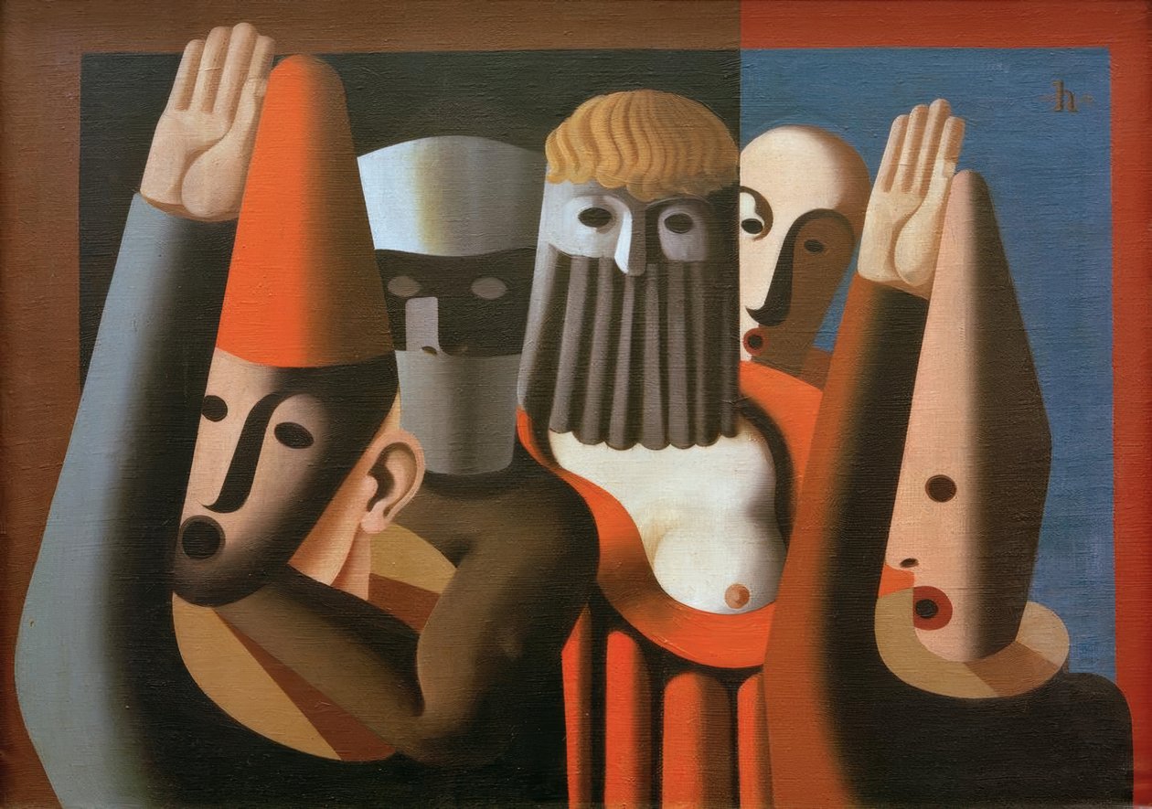 maskeler by Heinrich Hoerle