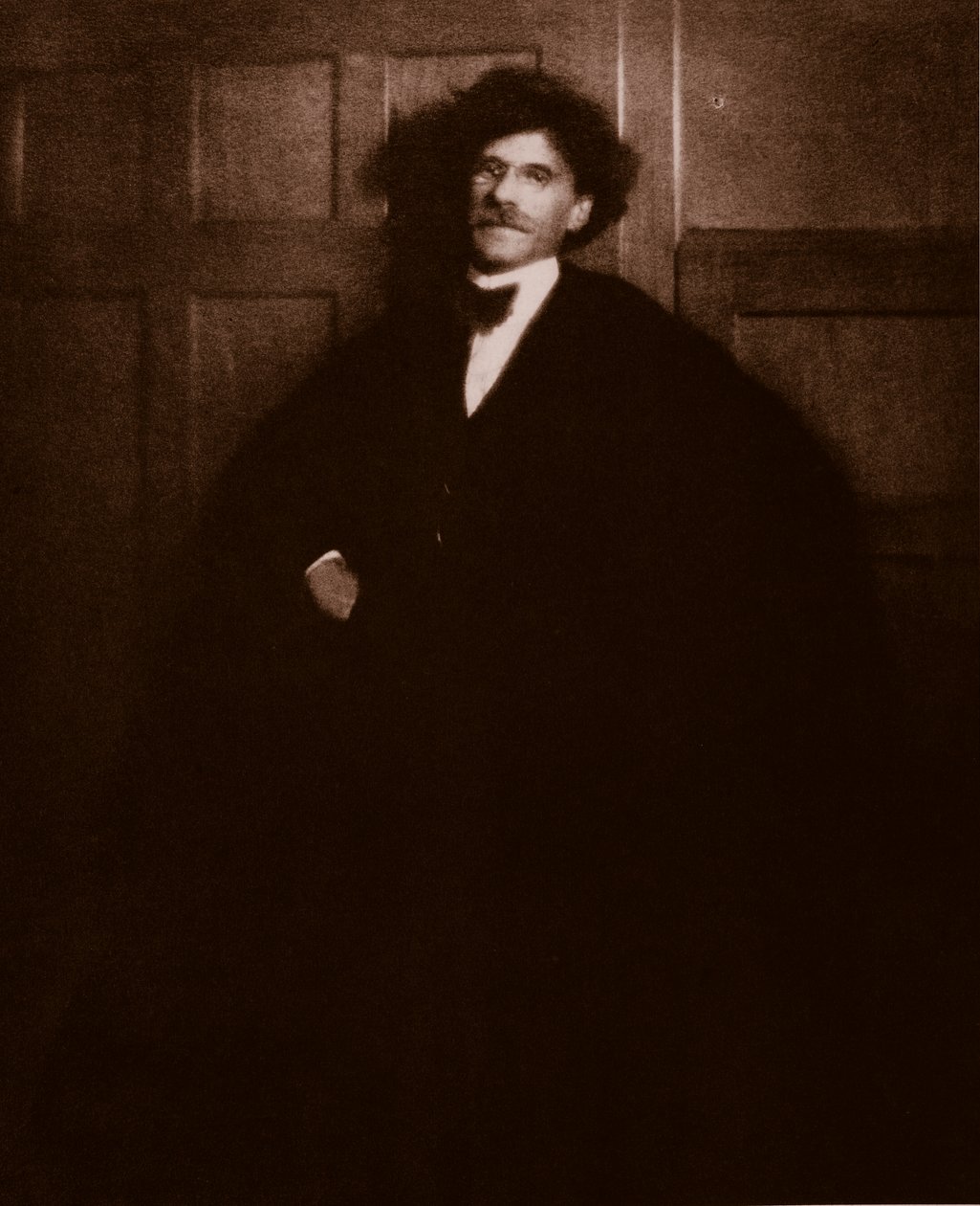 Alfred Stieglitz (sepya fotoğrafı) by Heinrich Kuhn