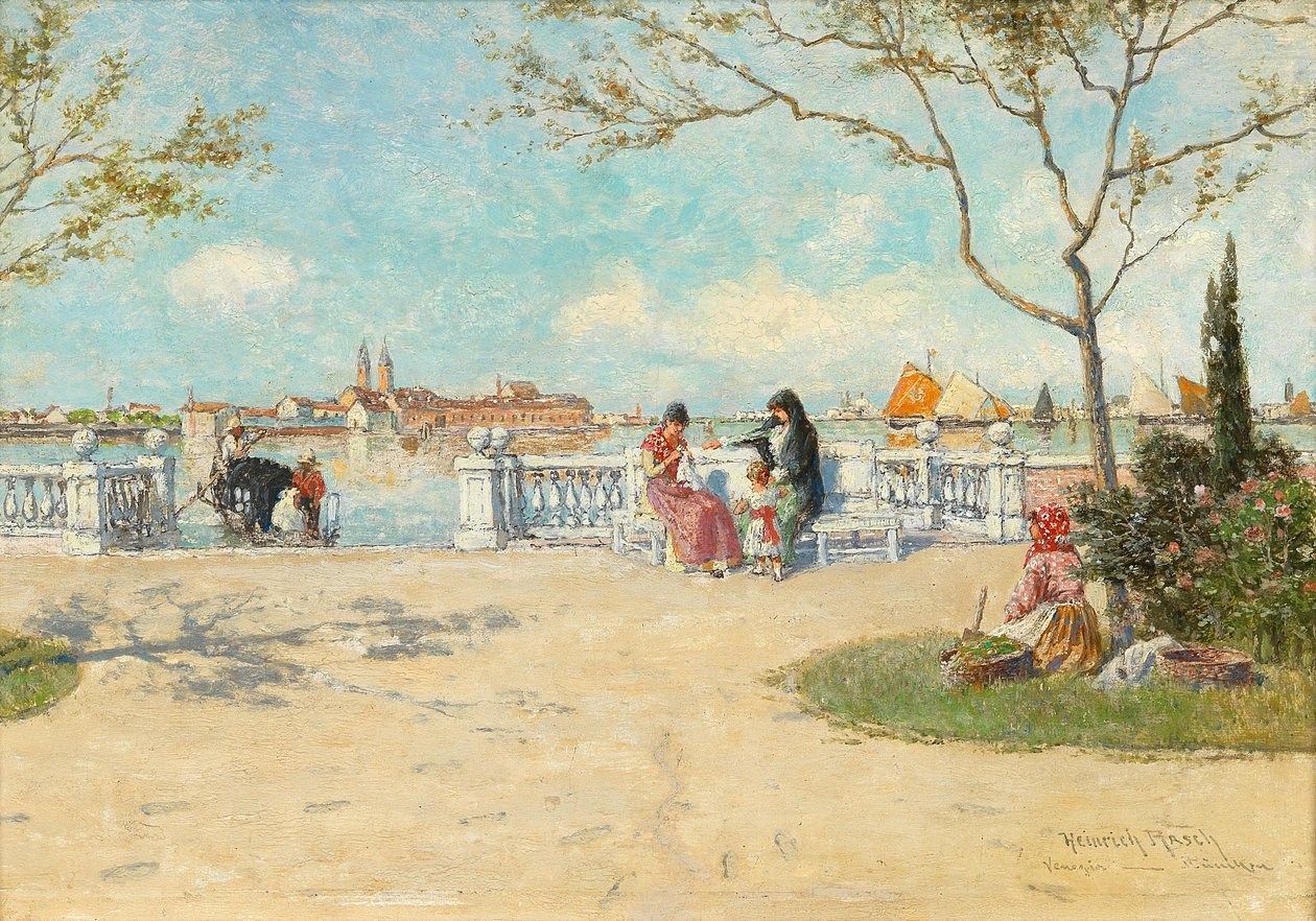 Venedik Sahnesi by Heinrich Rasch