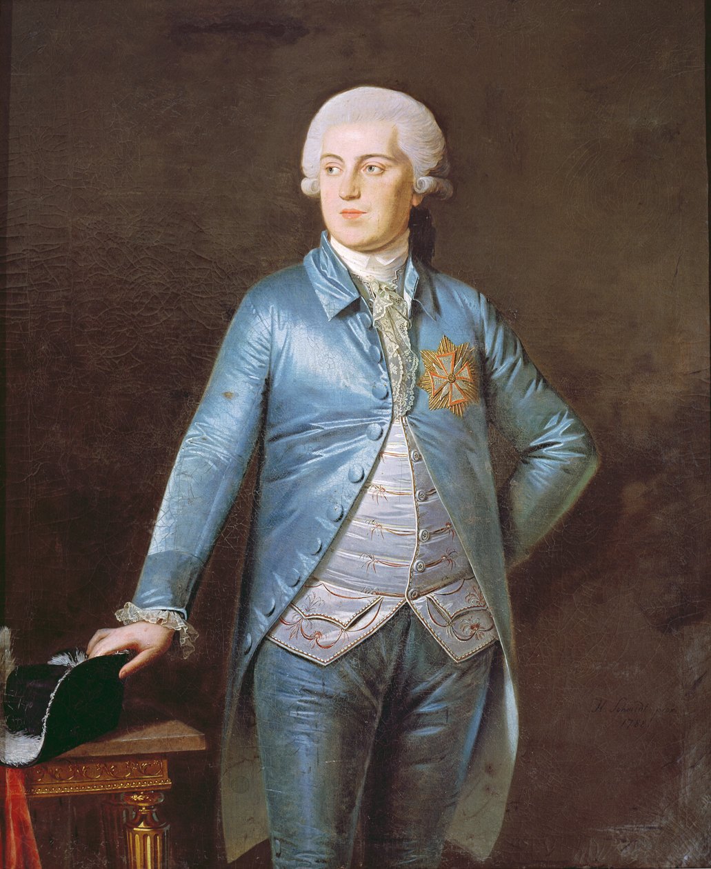 Hıristiyan VII (1749-1808) 1788 by Heinrich Schmidt