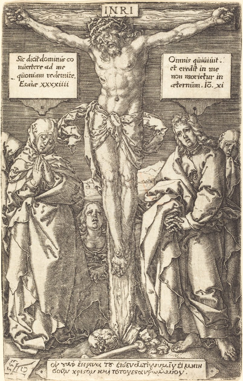İsa çarmıhta by Heinrich Aldegrever