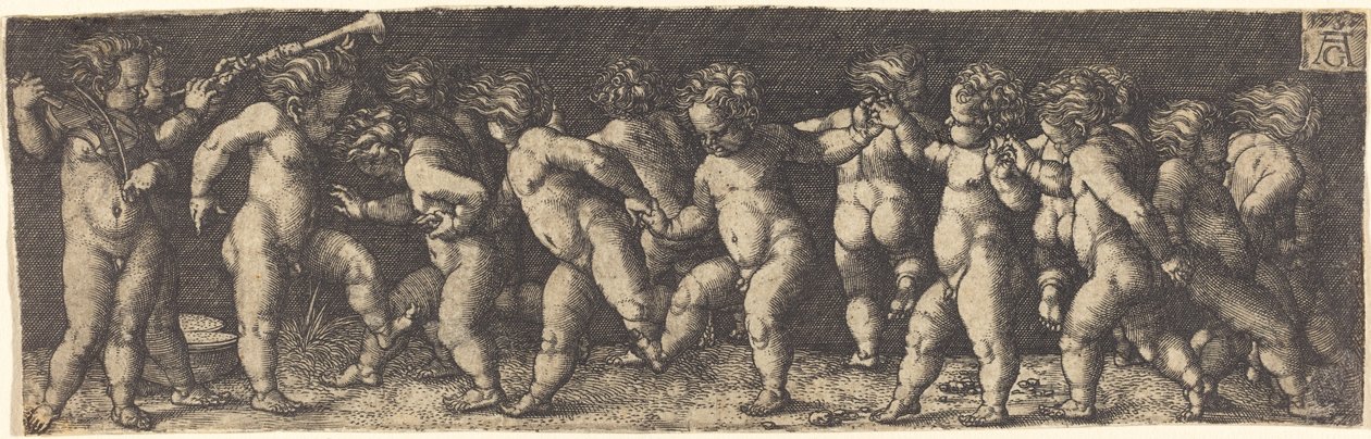 Dans Eden Çocuklar, 1535. by Heinrich Aldegrever
