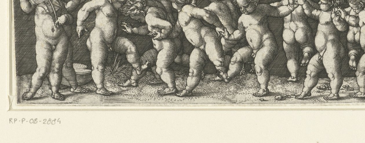 Dans eden çocuklarla Frizce by Heinrich Aldegrever