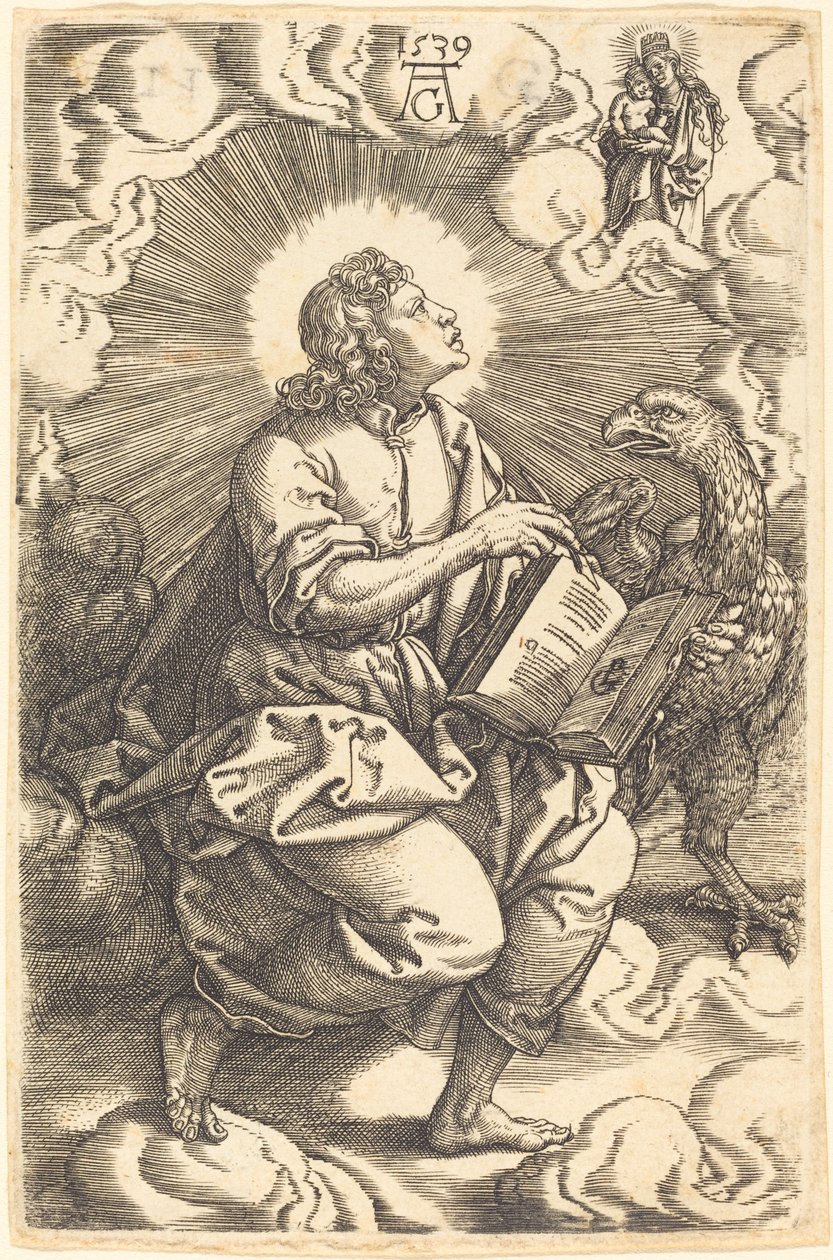 John, 1539. by Heinrich Aldegrever