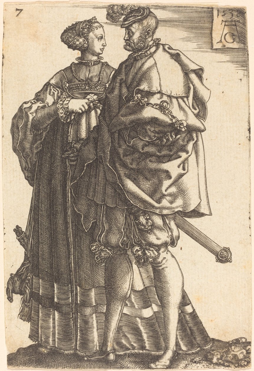Büyük Düğün Dansçıları by Heinrich Aldegrever