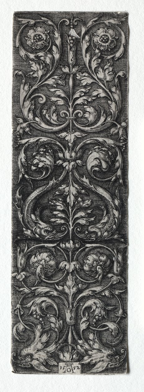 Balıklarla Süsleme Tasarımı by Heinrich Aldegrever