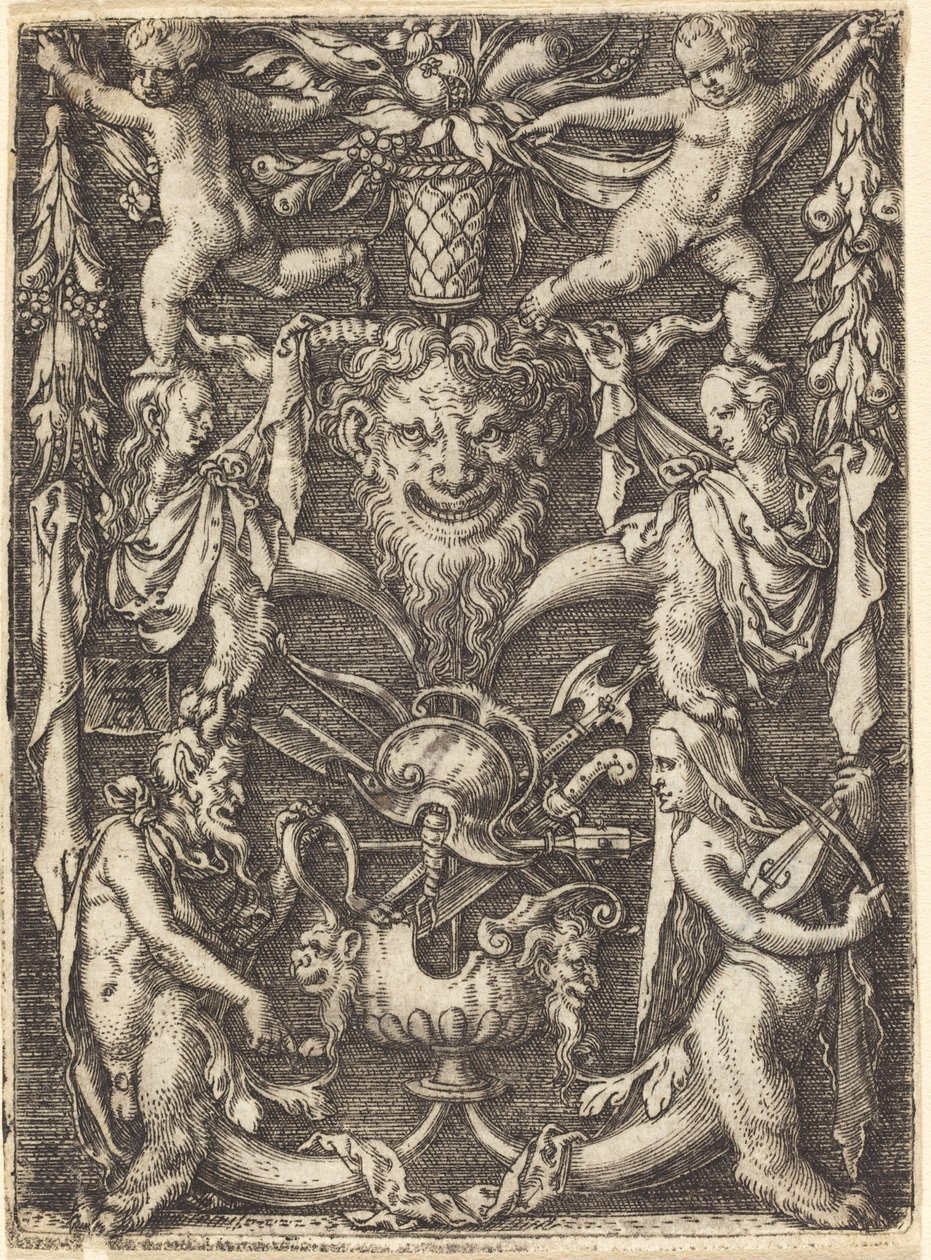 Maskeli Süs, 1550. by Heinrich Aldegrever