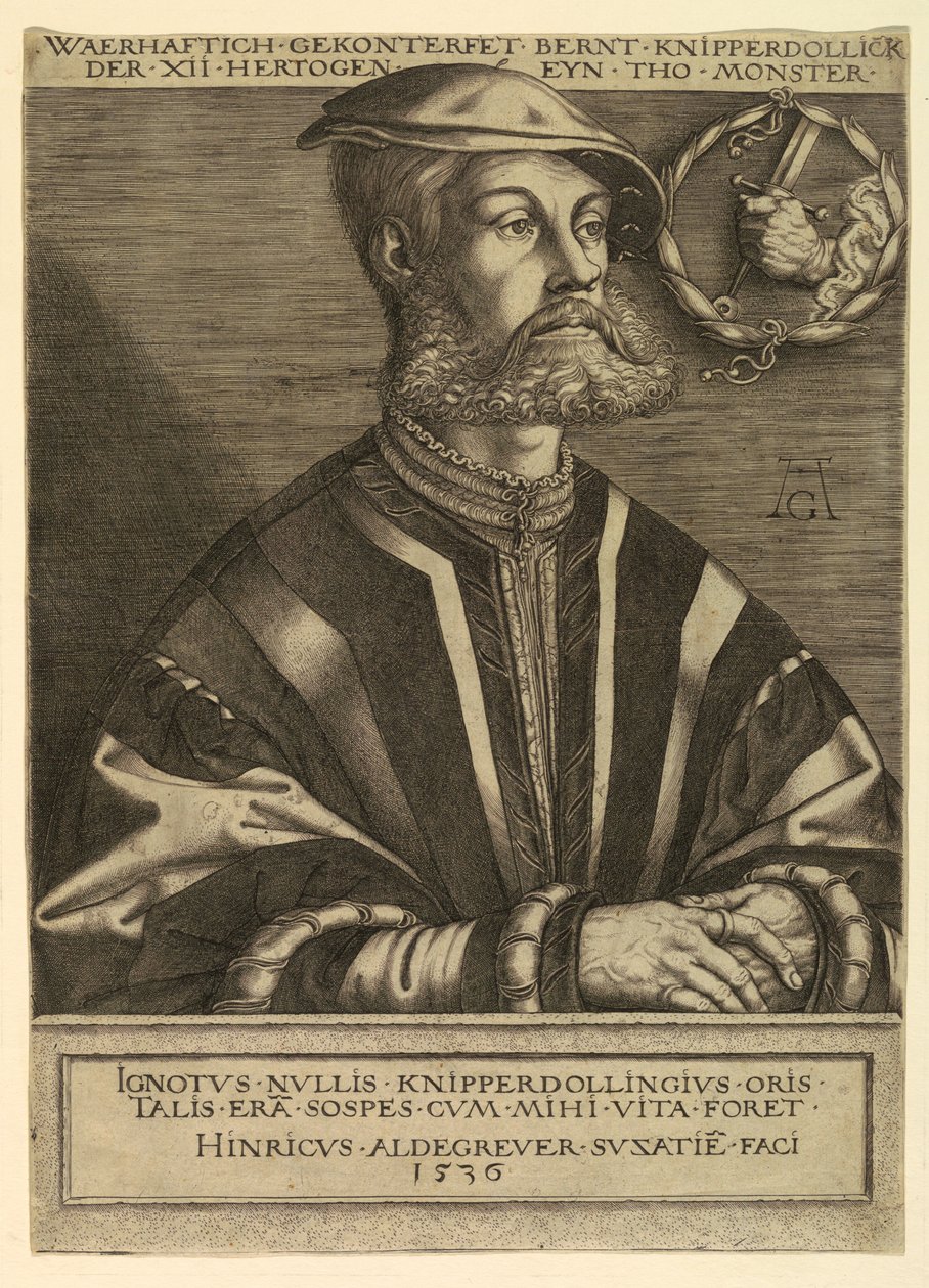 Münster Anabaptistlerinin şefi Bernard Knipperdolling