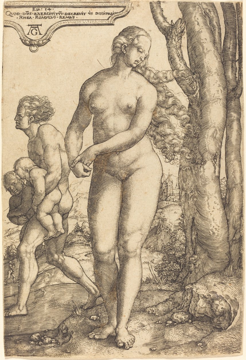 rhea silvia by Heinrich Aldegrever