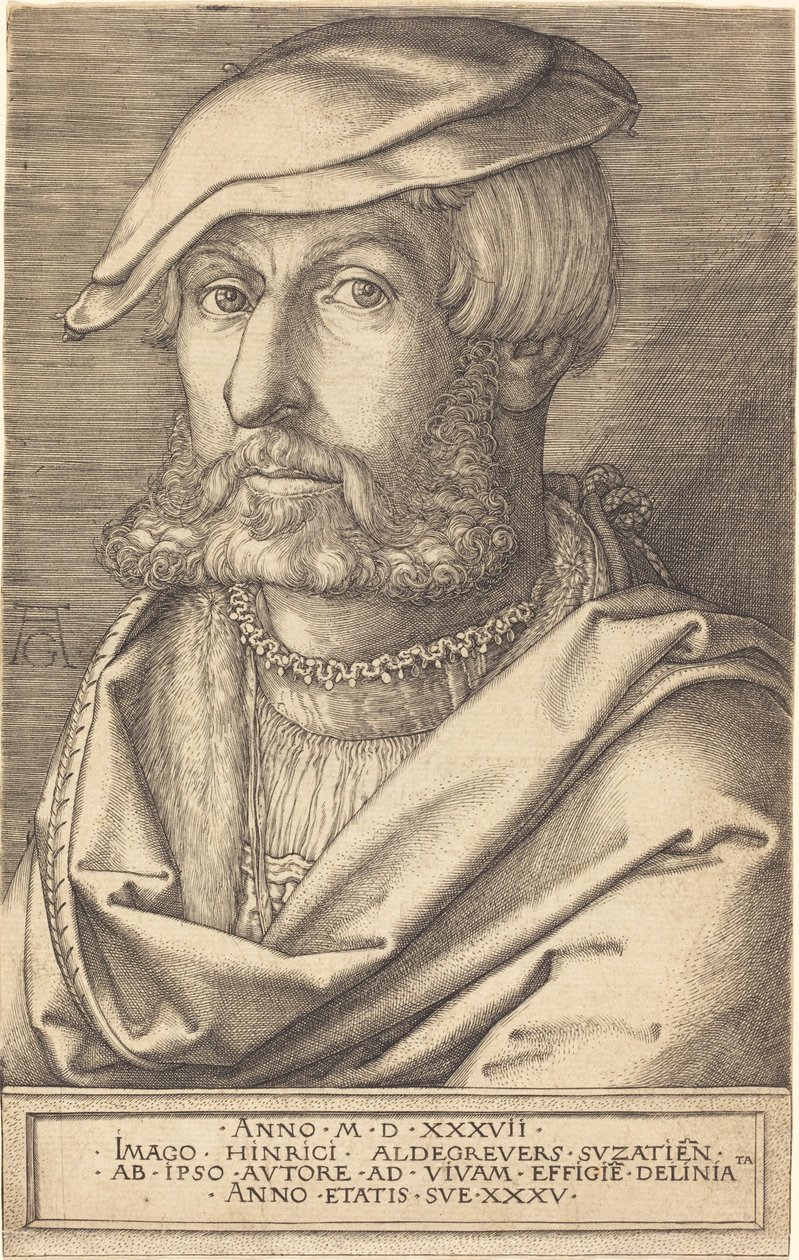 Otoportre by Heinrich Aldegrever
