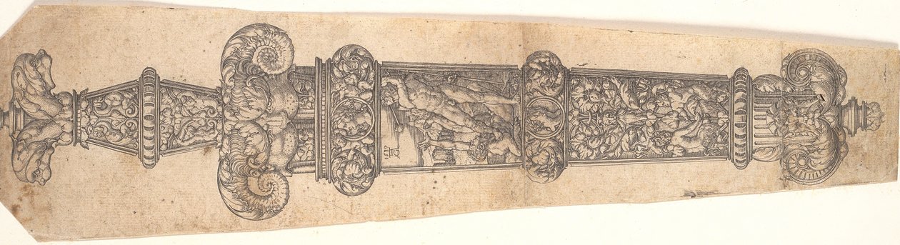 Cain ve Abel ile Kılıf Tasarımı by Heinrich Aldegrever