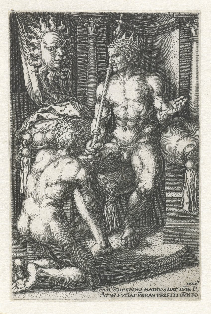 Sol Apollon Yedi Gezegen (dizi başlığı) by Heinrich Aldegrever