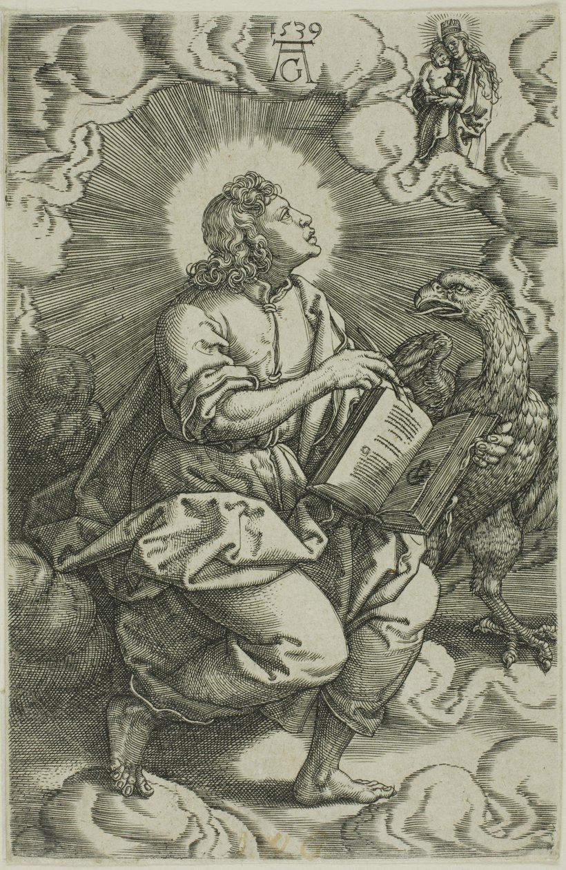 Dört Evangelistten Aziz John by Heinrich Aldegrever