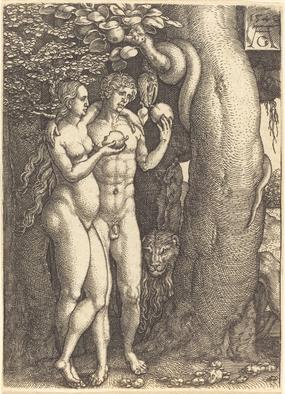 Yılan tarafından Günaha by Heinrich Aldegrever