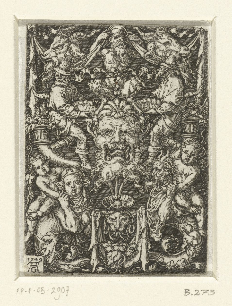 Grotesklerle yüzey dekorasyonu by Heinrich Aldegrever