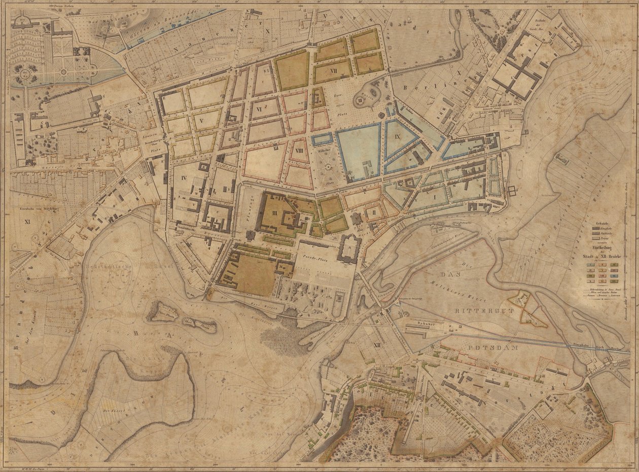 Berghaus Plan çerçevesiz by Heinrich Berghaus