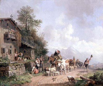 sürünün dönüşü by Heinrich Burkel