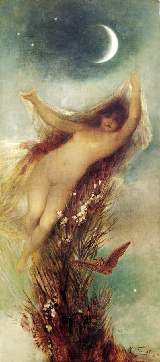 gece, 1885 by Heinrich Faust