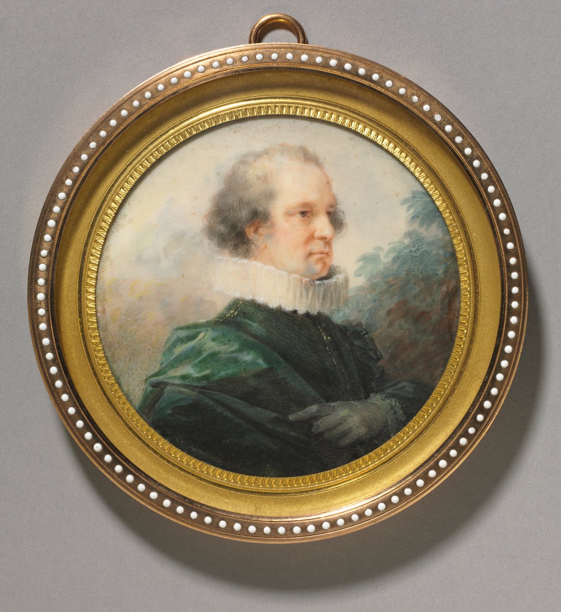 Beyaz Rufflı Bir Adamın Portresi, c. 1790. by Heinrich Friedrich Füger