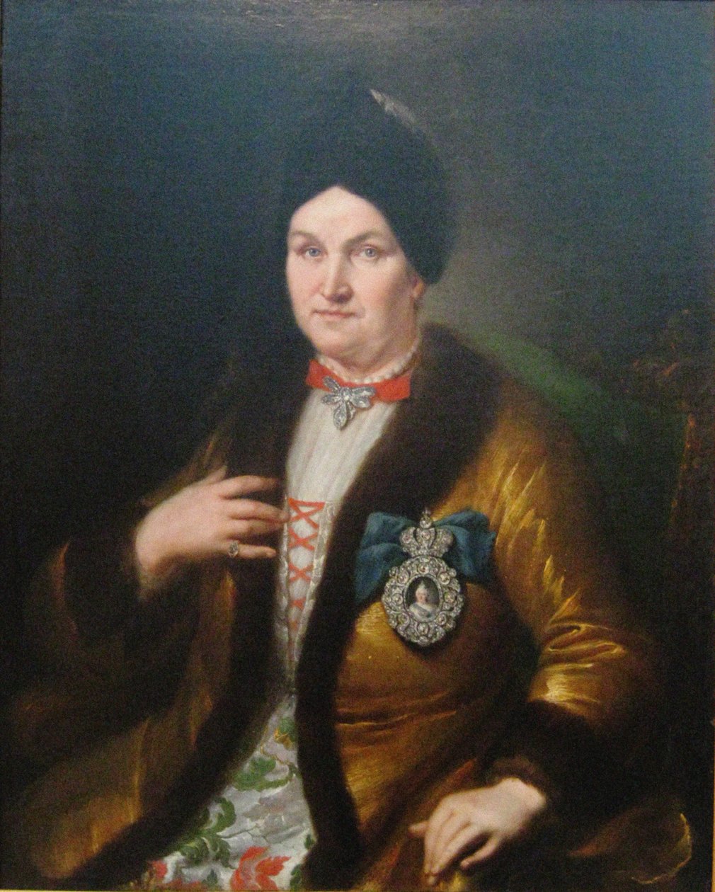 Natalya Demyanovna Razumovskaya, 1746 by Heinrich Gottlieb Häuser