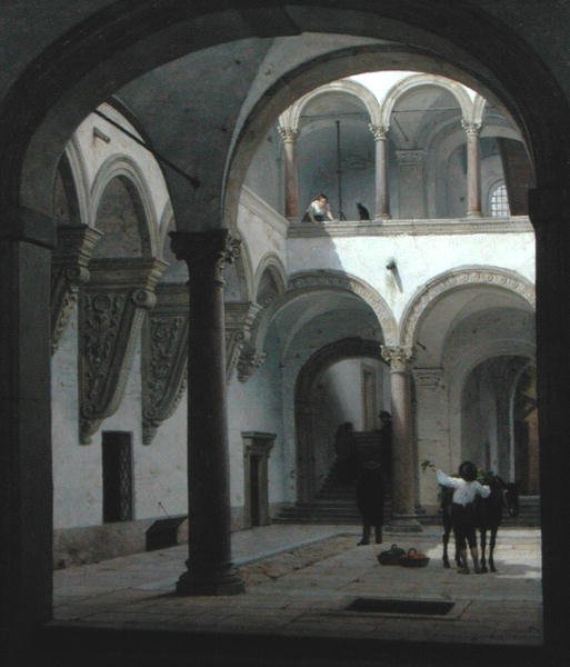 Palazzo Fava Avlusu, Bologna by Heinrich Hansen