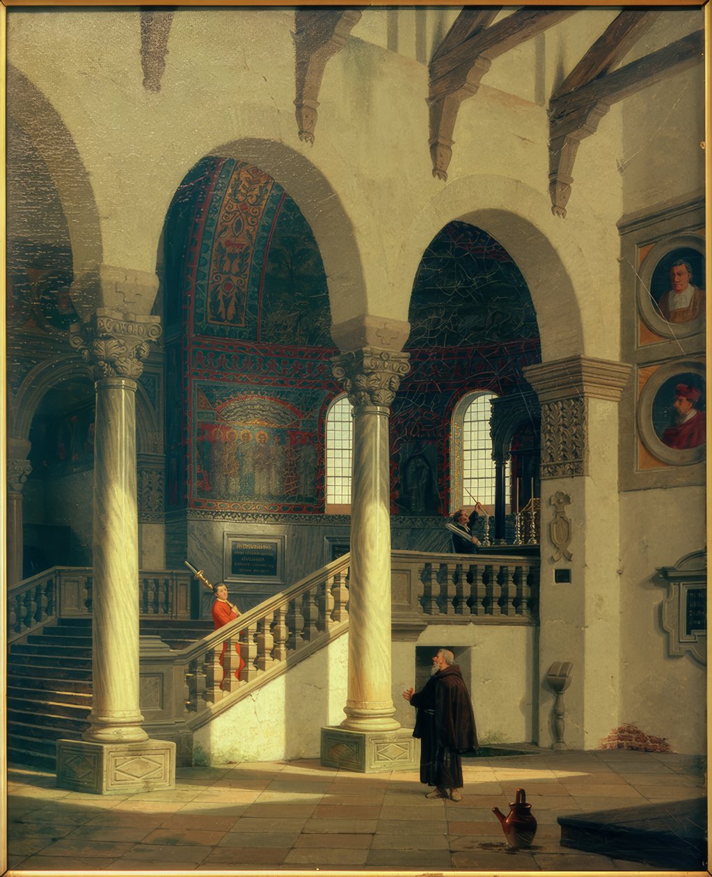 Ravenna, S.Apollinare in Classe / resim v. Heinrich Hansen by Heinrich Hansen